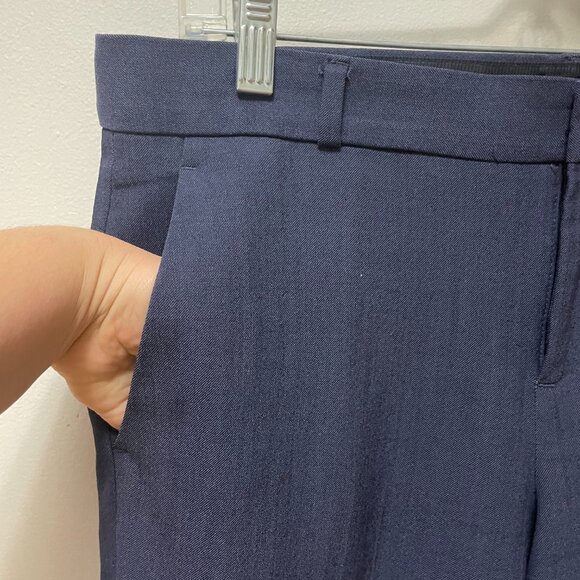 Banana Republic Navy Blue Trouser Pant Women's Size 6 - Picture 4 of 8